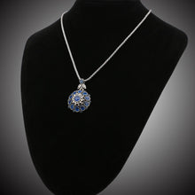 Load image into Gallery viewer, Round Blue Persian Necklace
